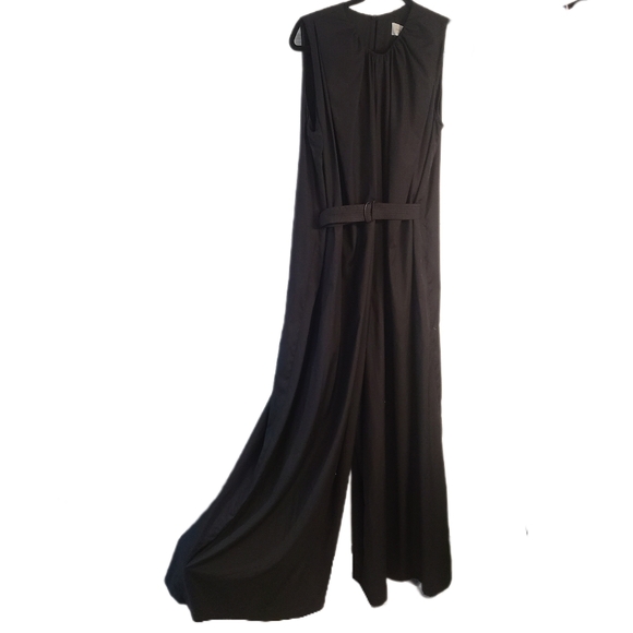 Christian Wijnants 🏷️NWT Wide Leg Sleeveless Black Cotton Poplin Jumpsuit 4 - Picture 13 of 13